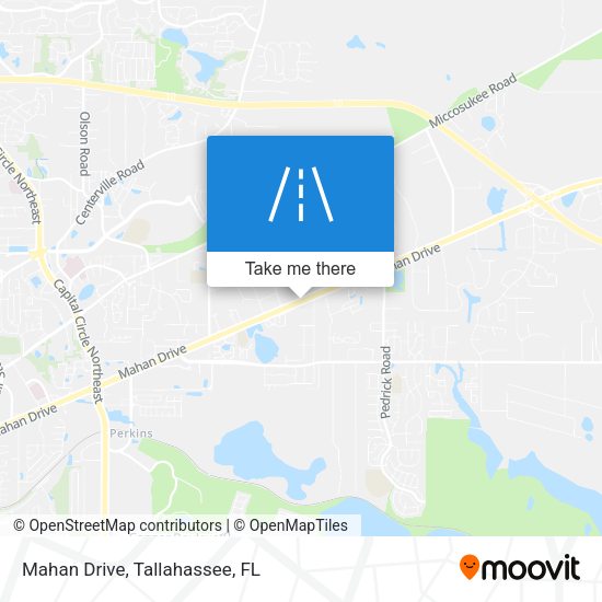 Mahan Drive map