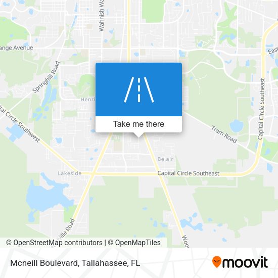 Mcneill Boulevard map