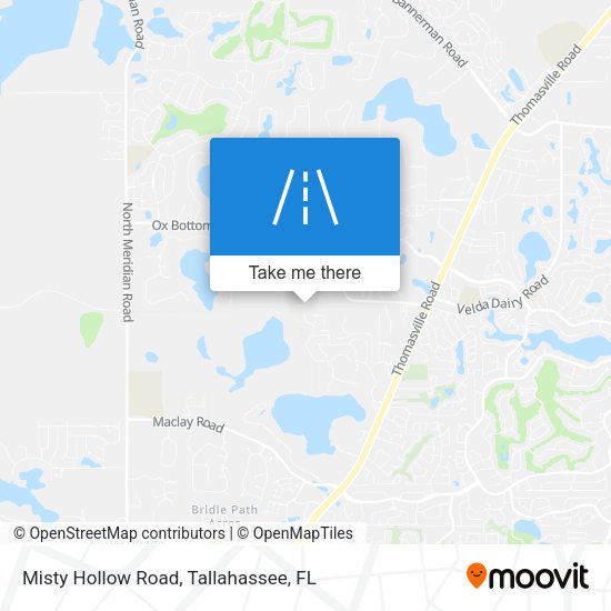Misty Hollow Road map
