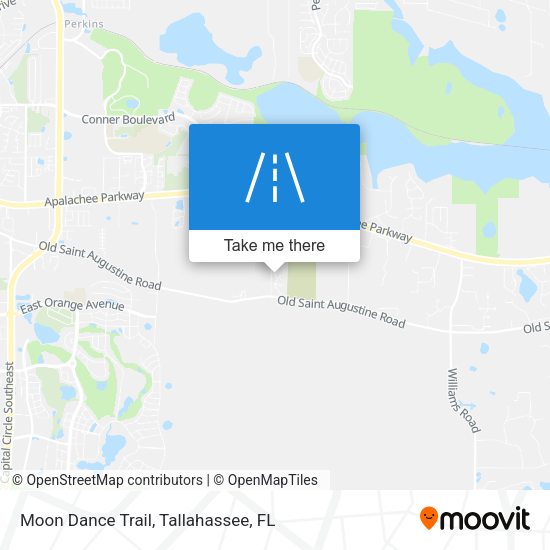 Moon Dance Trail map
