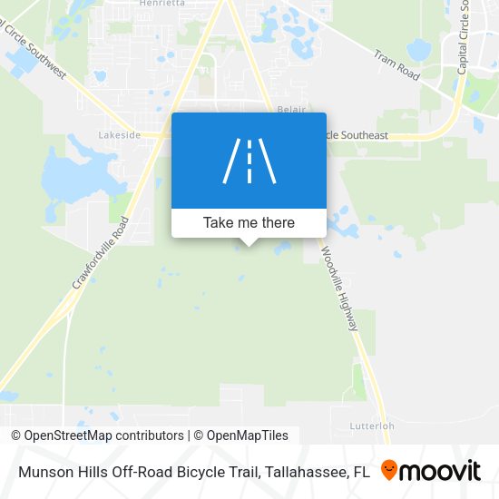 Munson Hills Off-Road Bicycle Trail map