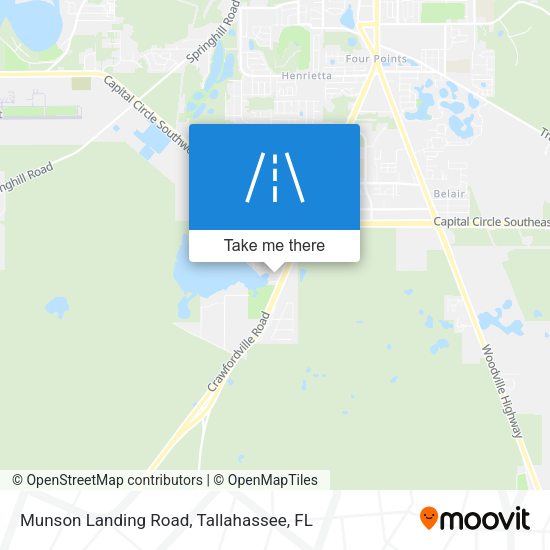 Munson Landing Road map