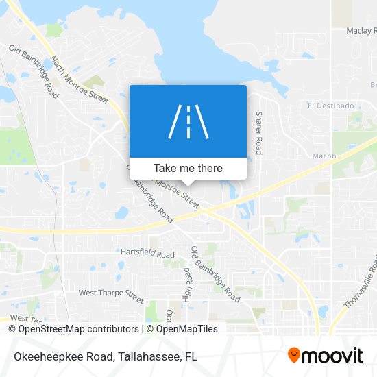 Okeeheepkee Road map