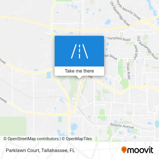 Mapa de Parklawn Court