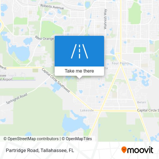 Mapa de Partridge Road