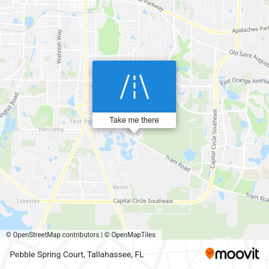 Pebble Spring Court map