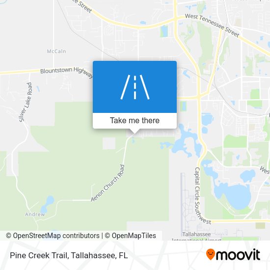 Pine Creek Trail map