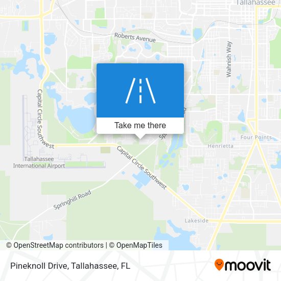 Pineknoll Drive map