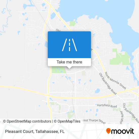Mapa de Pleasant Court