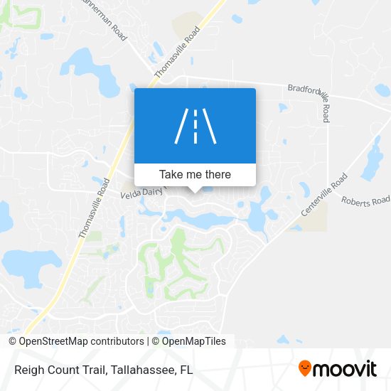 Reigh Count Trail map
