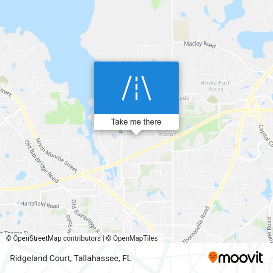 Mapa de Ridgeland Court