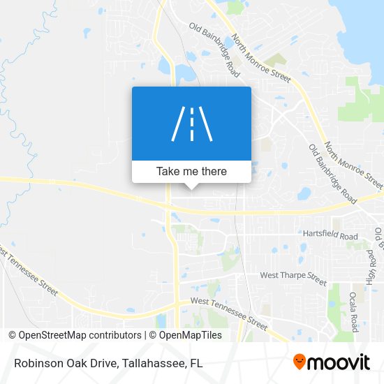 Mapa de Robinson Oak Drive
