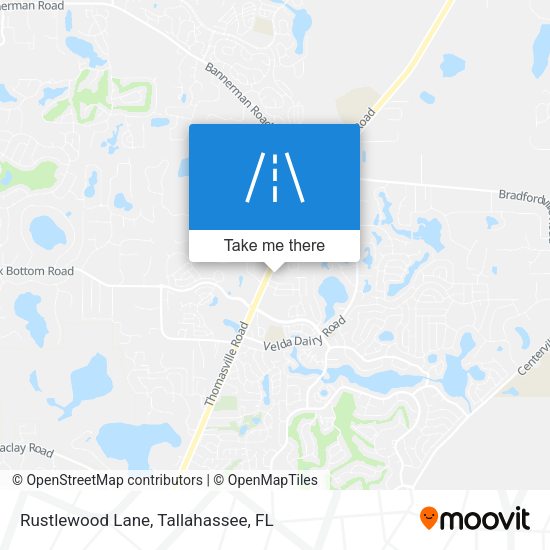 Mapa de Rustlewood Lane