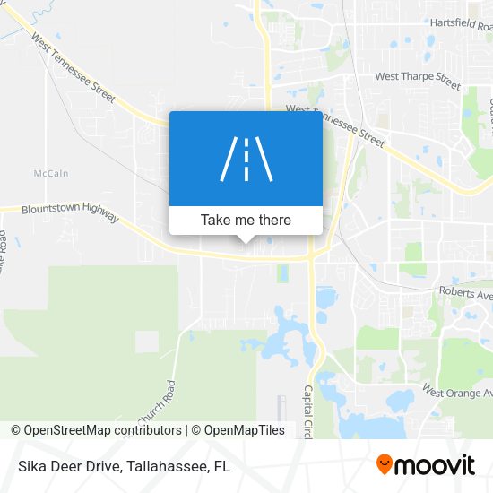 Sika Deer Drive map