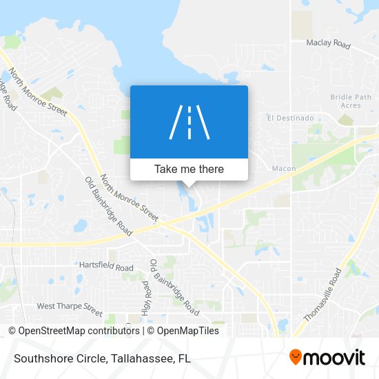 Southshore Circle map