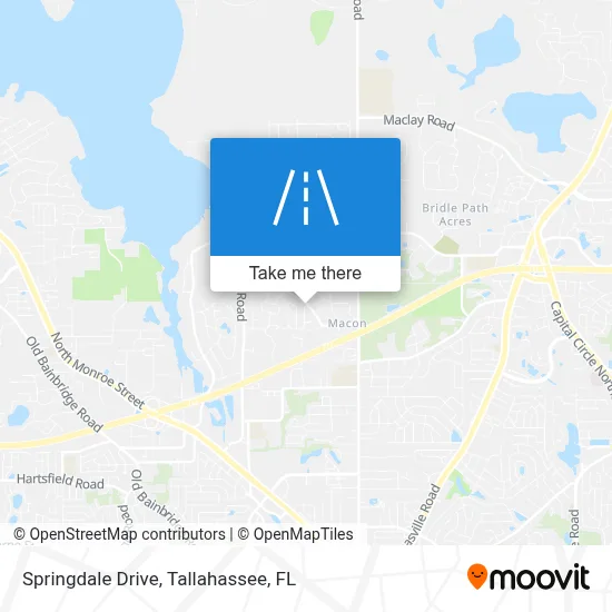 Springdale Drive map