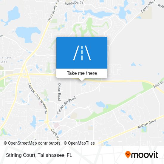 Stirling Court map