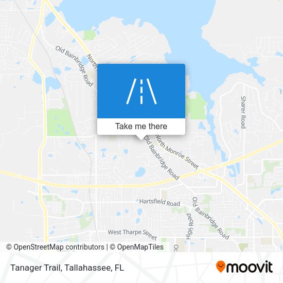 Mapa de Tanager Trail