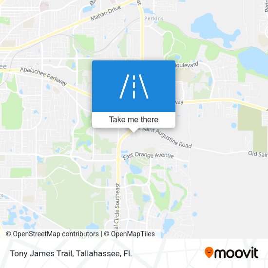 Tony James Trail map