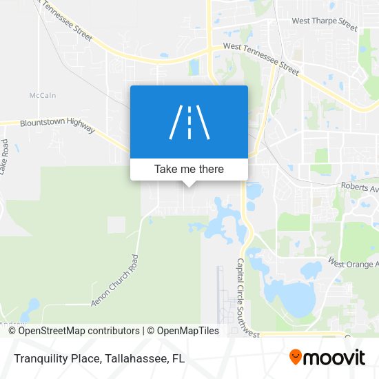 Tranquility Place map