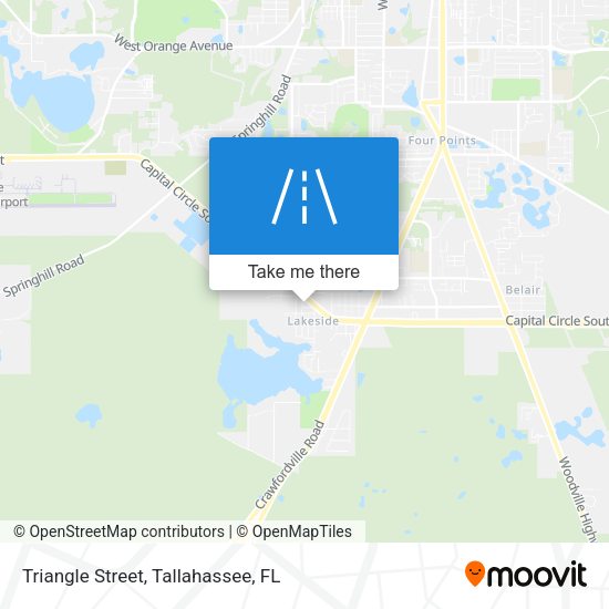 Triangle Street map