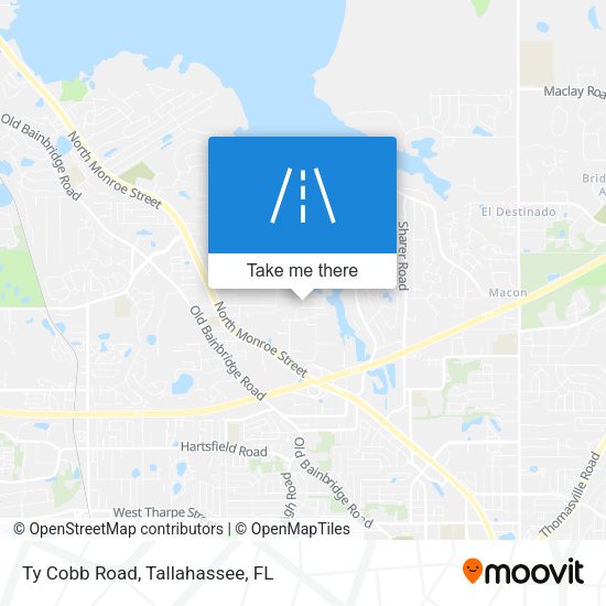 Mapa de Ty Cobb Road
