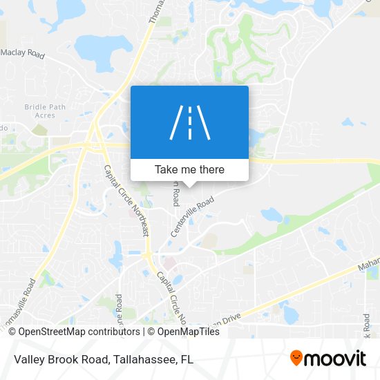 Mapa de Valley Brook Road