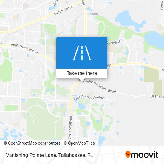 Vanishing Pointe Lane map