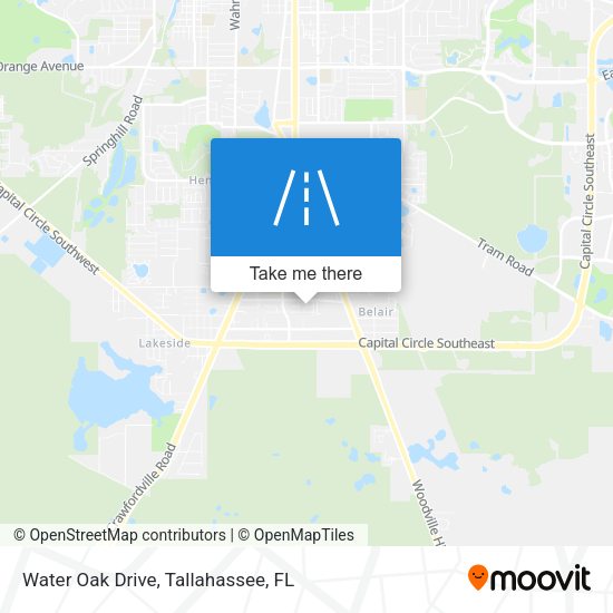 Mapa de Water Oak Drive