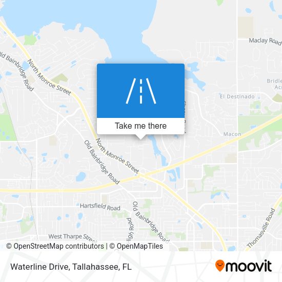Mapa de Waterline Drive