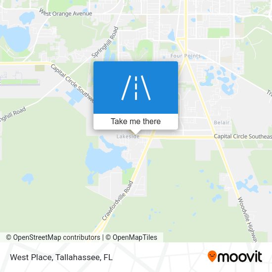Mapa de West Place
