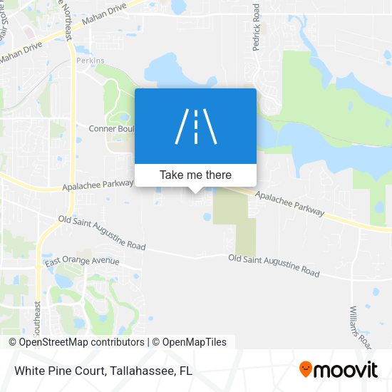 White Pine Court map