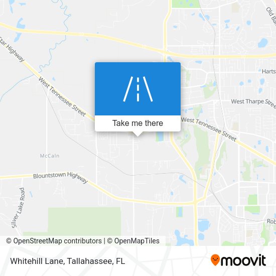 Whitehill Lane map