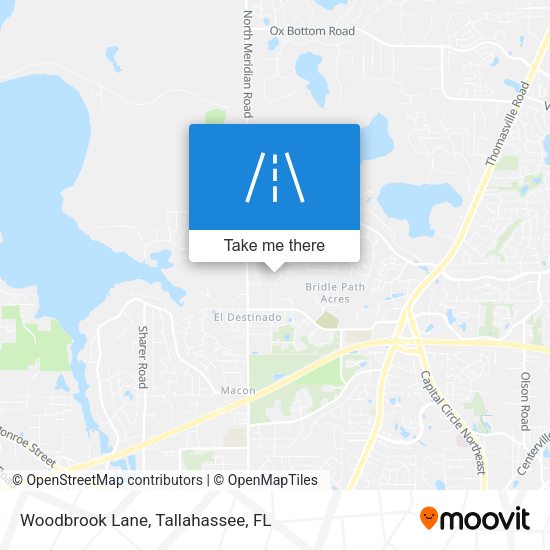 Woodbrook Lane map