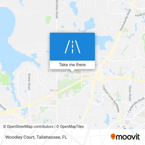 Mapa de Woodley Court