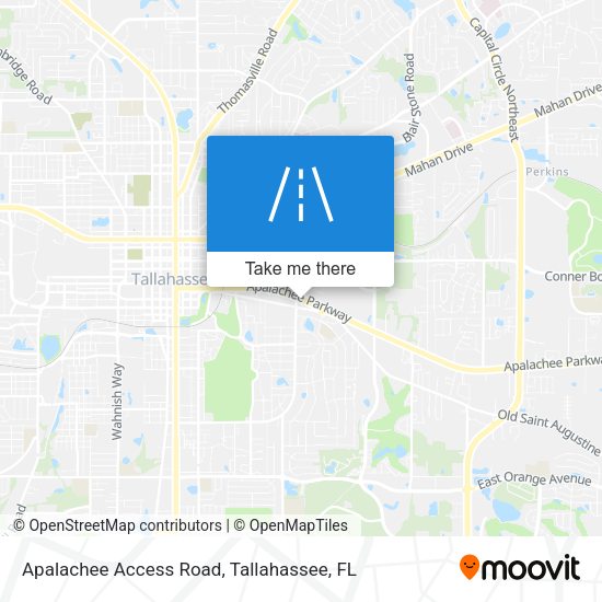 Apalachee Access Road map