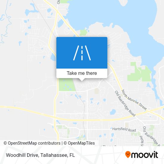 Mapa de Woodhill Drive