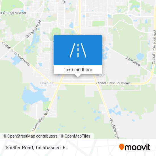 Mapa de Shelfer Road