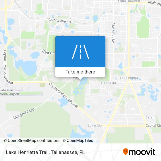 Lake Henrietta Trail map