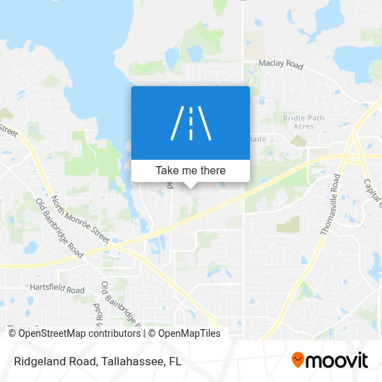 Ridgeland Road map