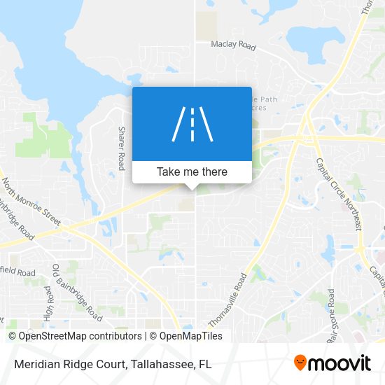 Meridian Ridge Court map