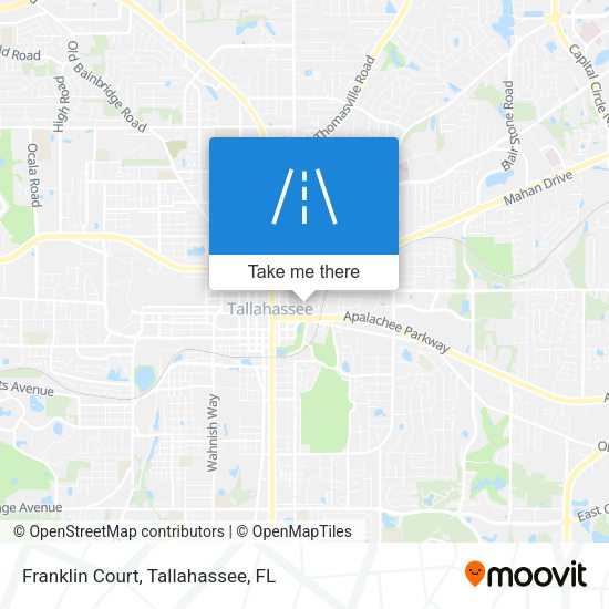Mapa de Franklin Court