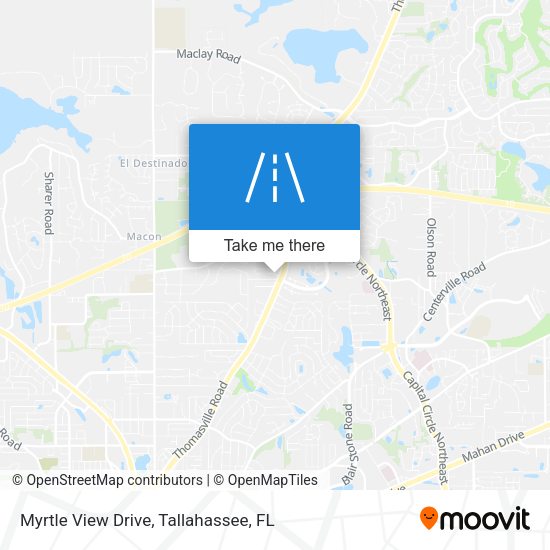 Myrtle View Drive map