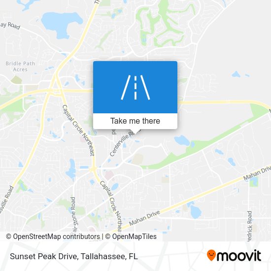 Mapa de Sunset Peak Drive