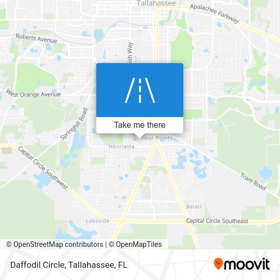 Daffodil Circle map