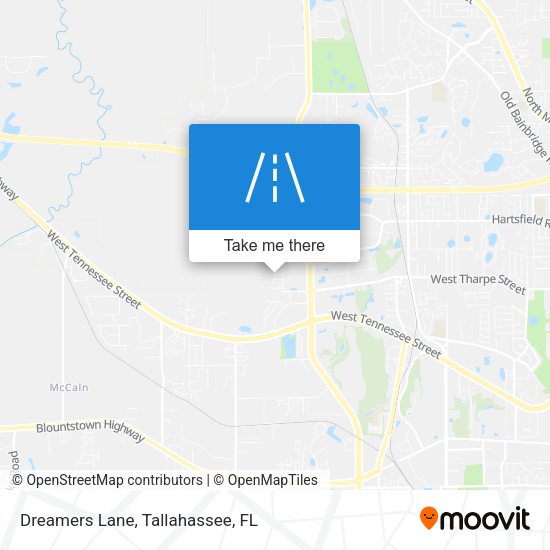 Mapa de Dreamers Lane