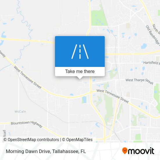 Morning Dawn Drive map