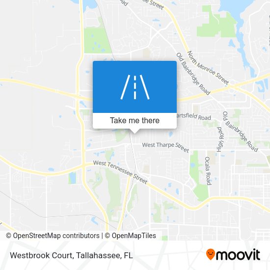 Mapa de Westbrook Court