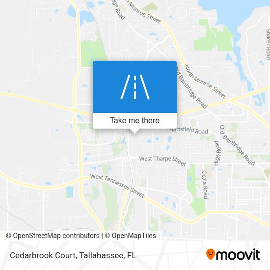 Mapa de Cedarbrook Court