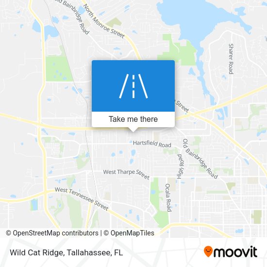 Wild Cat Ridge map